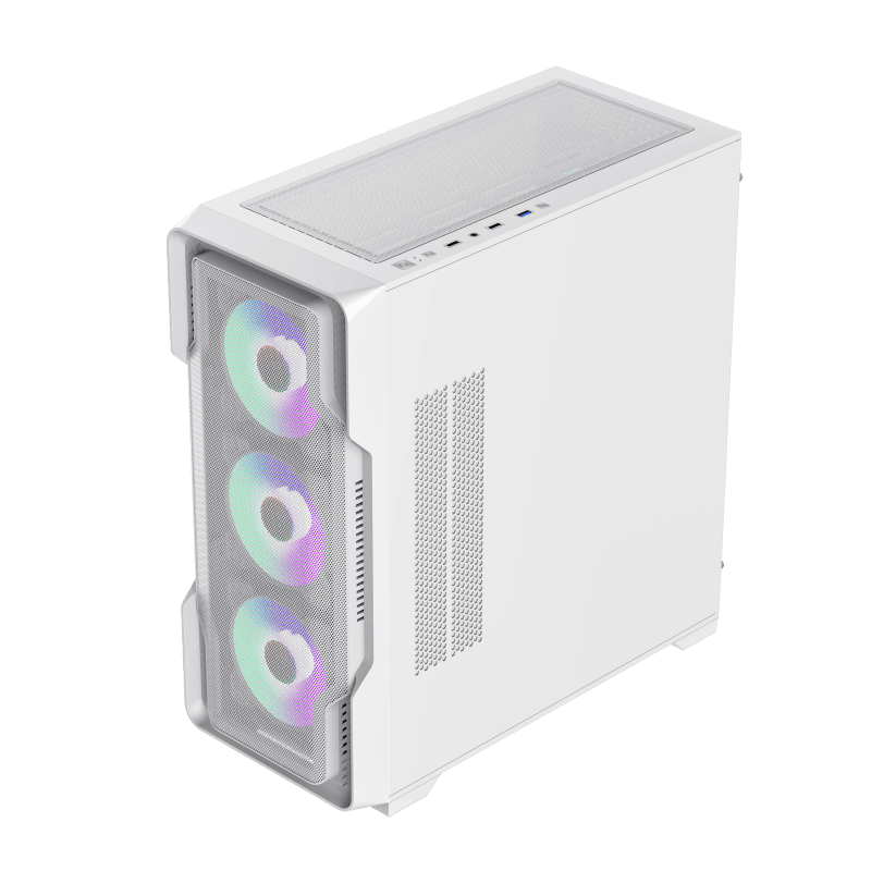 GameMax Siege White E-ATX Mid-Tower Gaming Case GameMax Siege White E-ATX Mid-Tower Gaming Case